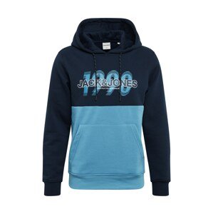 JACK & JONES Sweatshirt 'SENSE'  námornícka modrá / svetlomodrá