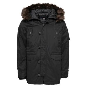 Superdry Zimná parka  čierna