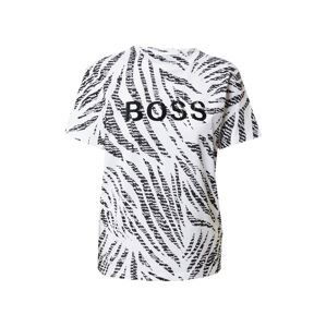 BOSS Casual Tričko 'Elizera'  biela / čierna