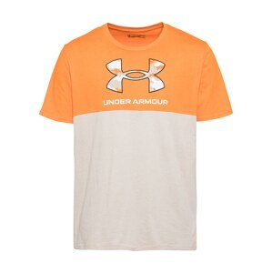 UNDER ARMOUR Funkčné tričko  oranžová / béžová