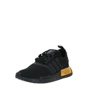 ADIDAS ORIGINALS Nízke tenisky 'NMD_R1'  čierna / zlatá