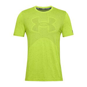 UNDER ARMOUR Funkčné tričko 'Seamless'  citrónová / sivá