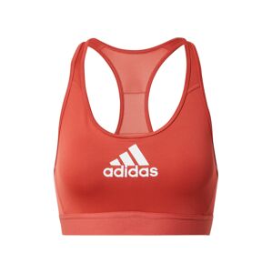 ADIDAS PERFORMANCE Športová podprsenka  svetločervená / biela