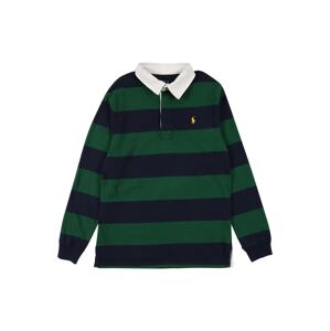 POLO RALPH LAUREN Tričko 'RUGBY'  tmavozelená / tmavomodrá