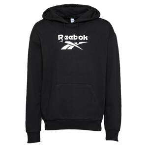 Reebok Sport Športová mikina 'VECTOR'  čierna / biela