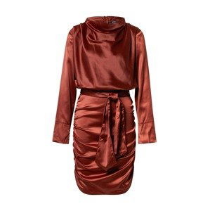 Gina Tricot Kokteilové šaty 'Irma'  hrdzavo červená