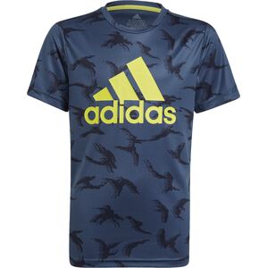 ADIDAS PERFORMANCE Funkčné tričko  žltá / námornícka modrá / modrosivá