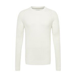 JACK & JONES Sveter 'PANNEL'  biela