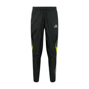 ADIDAS PERFORMANCE Športové nohavice  žltá / čierna / sivá