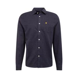 Lyle & Scott Košeľa  tmavomodrá / tmavošedá / zlatá žltá