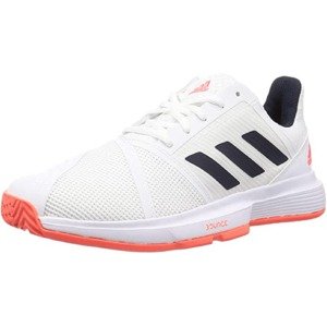 ADIDAS PERFORMANCE Športová obuv 'Courtjam Bounce M'  biela / čierna / oranžová