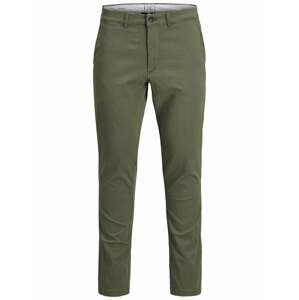 Jack & Jones Plus Chino nohavice 'ROY'  olivová