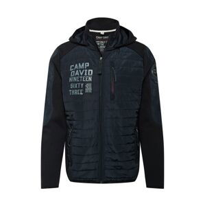 CAMP DAVID Sweatjacke  čierna