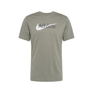 NIKE Sportshirt  olivová / biela / tmavomodrá