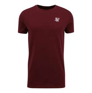 SikSilk Tričko  burgundská