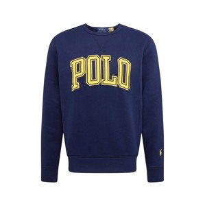 POLO RALPH LAUREN Mikina  námornícka modrá / svetložltá