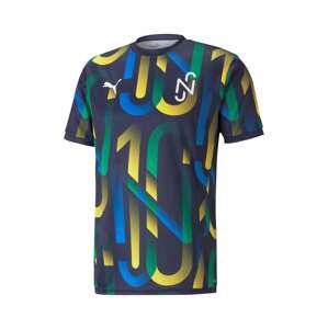 PUMA Funkčné tričko 'Neymar'  námornícka modrá / nebesky modrá / biela / zelená / žltá