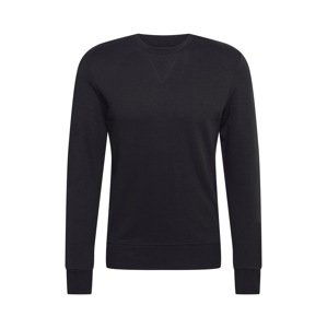 JACK & JONES Mikina  čierna / biela