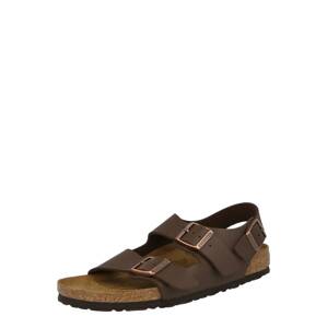 BIRKENSTOCK Sandále 'Milano'  hnedá