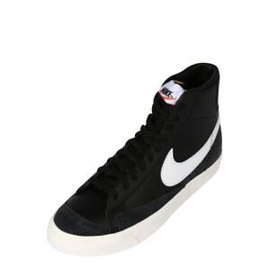 Nike Sportswear Členkové tenisky 'Blazer Mid 77 Vintage'  čierna / biela