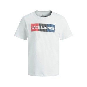 Jack & Jones Junior Tričko  modrá / červená / čierna / biela