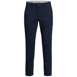 Jack & Jones Plus Chino nohavice  námornícka modrá