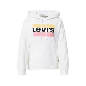 LEVI'S Mikina  žltá / čierna / staroružová / biela ako vlna