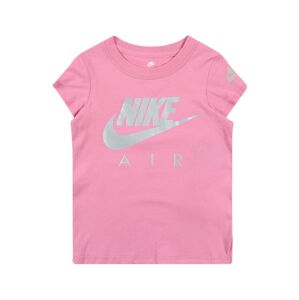 Nike Sportswear Shirt 'FUTURA'  ružová / sivá