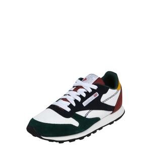 Reebok Classic Tenisky  biela / tmavozelená / tmavožltá / burgundská