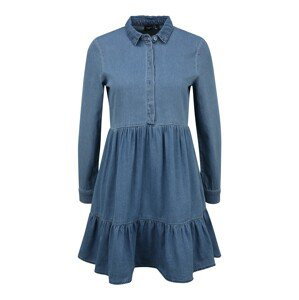 Vero Moda Petite Košeľové šaty 'MARIA'  modrá denim
