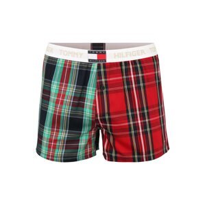 Tommy Hilfiger Underwear Boxerky  tmavozelená / červená / biela / námornícka modrá