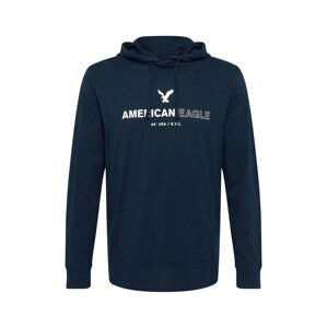 American Eagle Mikina  námornícka modrá / biela