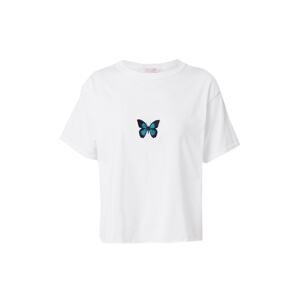 Miss Selfridge Petite Shirt  biela / tmavomodrá / modrá