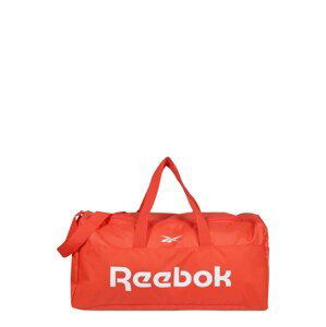 REEBOK Športová taška  koralová / biela