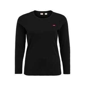 Levi's® Plus Tričko 'PL Long Sleeve Baby Tee'  červená / čierna / biela