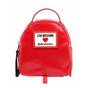 Love Moschino Batoh  svetločervená / biela / čierna