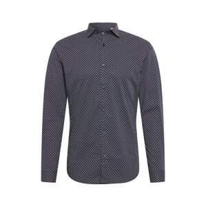 JACK & JONES Košeľa 'JPRBLABLACKPOOL STRETCH SHIRT L/S STS'  tmavosivá