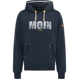 Schmuddelwedda Sweatshirt  námornícka modrá / biela