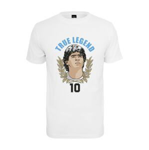 Mister Tee Tričko 'True Legends Number 10'  biela / čierna / svetlomodrá / nebielená