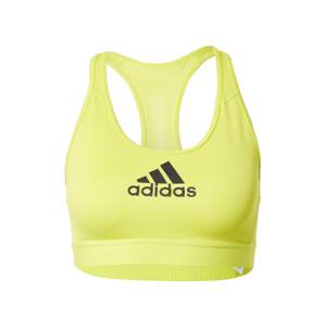 ADIDAS PERFORMANCE Športová podprsenka  citrónová žltá / čierna