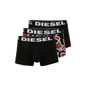 DIESEL Boxerky 'DAMIEN'  čierna / biela / červená / béžová