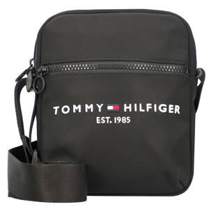 TOMMY HILFIGER Taška cez rameno  čierna / biela / svetločervená