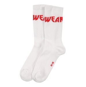 WEARKND Socken  biela / červená