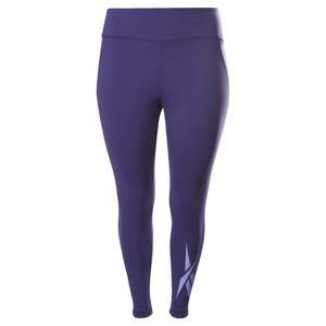 Reebok Sport Leggings  tmavofialová / biela