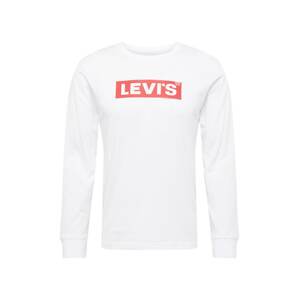 LEVI'S Tričko 'RELAXED LS GRAPHIC TEE NEUTRALS'  melónová / šedobiela