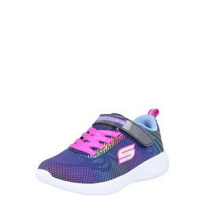 SKECHERS Tenisky 'Go Run'  svetlomodrá / svetloružová / biela / fialová / tmavofialová