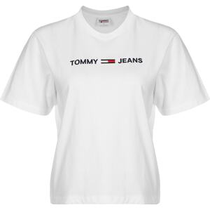 Tommy Jeans T-Shirt  biela / čierna