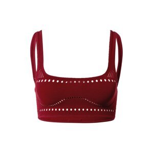 Stella McCartney Bikinový top 'BRASSIERE'  burgundská