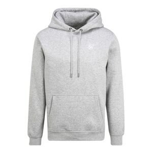 SikSilk Mikina  svetlosivá / biela