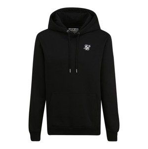 SikSilk Sweatshirt  čierna / biela